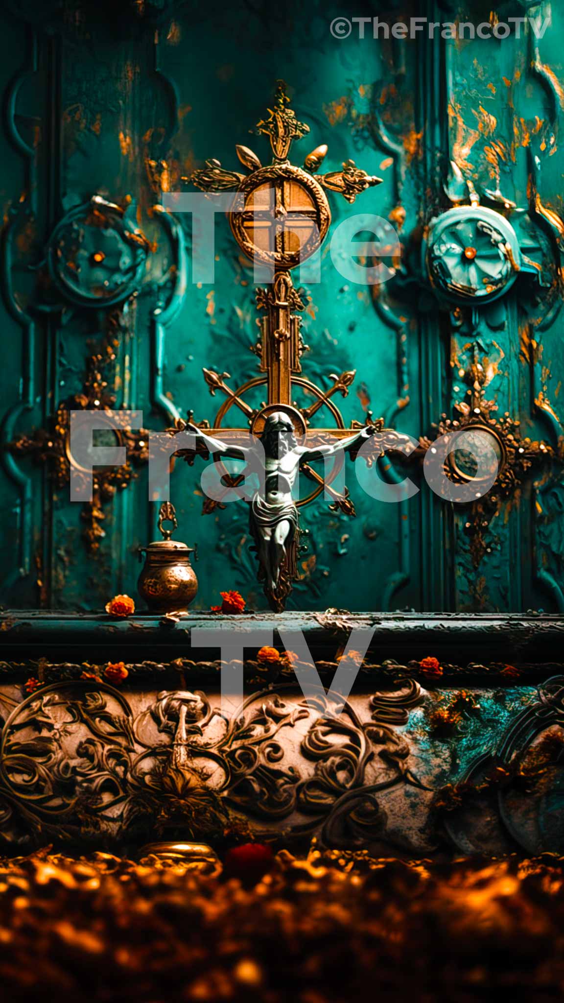 Ancient Catholic Altar 1
